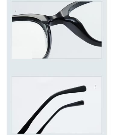 PARWANA Anti UV Oversized Stylish Computer Readers - Blue Light Blocking Glasses for Women/Men +350 Black | International Shipping Available - Buy Online on GoSupps.com