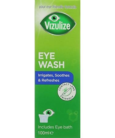 VIZULIZE Eye WASH 100ml SOOTHES & REFRESHES Tired Eyes
