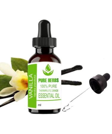 Pure Herbs Essential Oils Vanilla (Vanilla Planhilie) (10 ml)