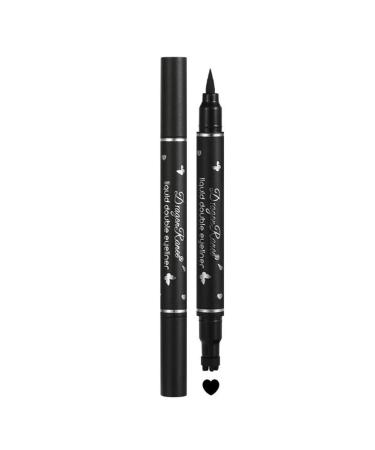 GXFCAI 1Pc Black Stamp Pen Boxed Waterproof Sweatproof Seal Beauty For Women Eyes P2P0 Cosmetics Love 1 Count Pack of 1