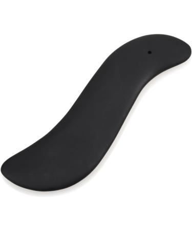 Windfulogo 2 Pcs Guasha Massage Board Natural Bian Stone Scraping Tool for SPA & Acupuncture Therapy - Black - Buy Online on GoSupps.com