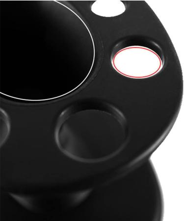 Hair Combs Stand Hair Brush Holder Hair Salon Comb Cosmetic Brush Holder for Salon Barber Shop Black - Buy Online on GoSupps.com