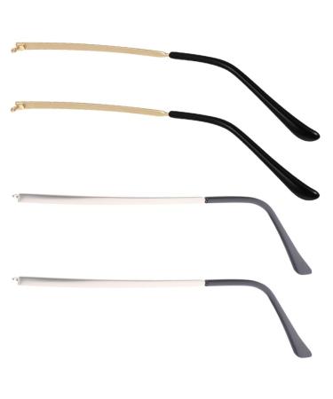Iplusmile 2 pairs of glasses legs Brille replacement brilliant temple of glasses.