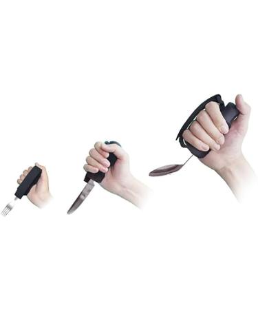 Elderly Disability Anti-Shake Eating Aid Tablewares 3PCS Cutlery Sets Disability Aids Eating Cutlery Easy Grip Knife Spoon Fork Utensils Adaptive Dining Aid Cutlery Set for Parkinson - Buy Online on GoSupps.com