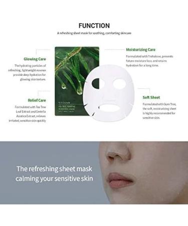 Dr.Ceuracle Tea Tree Purifine Soothing Mask (10 Masks) - Buy Online on GoSupps.com