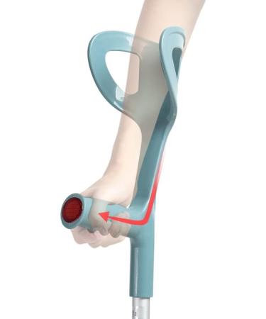 Forearm Crutches (1 Pair) Adjustable Lightweight Aluminum Crutches Ergonomic Non-Slip Arm Crutches Anniversary Lucky Star - Buy Online on GoSupps.com
