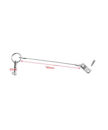 4 Pack 1/4 Quick Release Pins with Lanyard - Full 316 Stainless Steel Marine Hardware - Buy Online on GoSupps.com