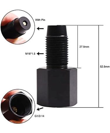 Gurlleu Universal CO2 Adapter: CGA320 to 88g Cartridge Capsule Threaded Adapter - Buy Online on GoSupps.com
