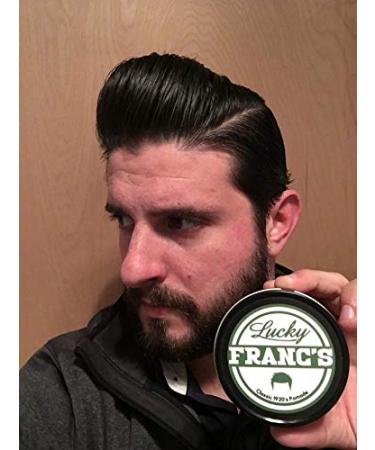 Buy Lucky Franc's Oil Based Hair Pomade - 1920s Rockabilly Medium Hold & Shine | Handmade in the USA - Buy Online on GoSupps.com
