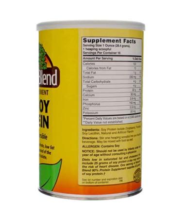 1lb Soy Isolate Protein Powder - 80% Isolate for Muscle Building - Buy Online on GoSupps.com