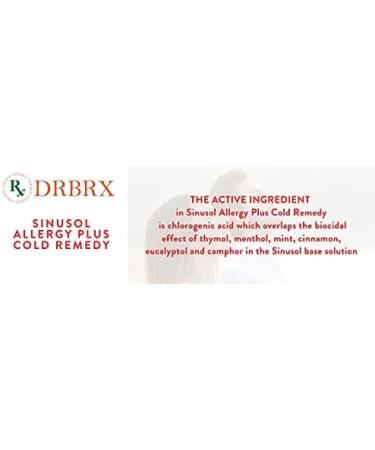 Sinusol DRBRX Nasal Spray for Allergy Relief Plus Cold Remedy Rapid Relief of Congestion and Sinus Pressure 2 Ounce - Buy Online on GoSupps.com