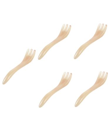 Beaupretty 5st scratch kamm Shampoo massage device acupuncturur comb ros golden massage brush for head body massager jade massage devices trigger point comb comb resareration hair lady