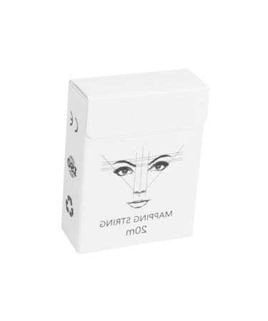 Healeved 1Box eyebrow makeup tool Eyebrow Drawing Auxiliary Tool Brow Mapping Wire Ruler 6x4.5cm White