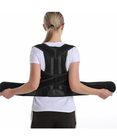 Back Support Belts Posture Corrector Back Brace Improves Posture and Provides For Lower and Upper Back Pain Men and Women (Small)