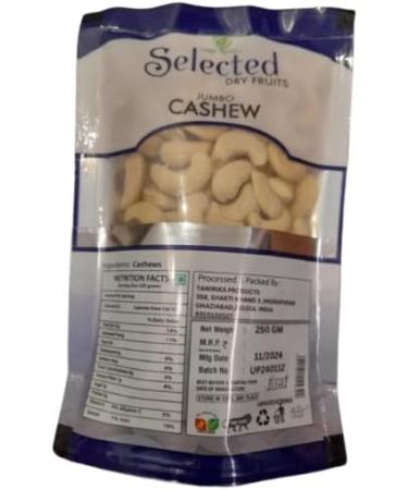 Farm Royale Jambo Cashew Nut (Kaju)-750GM (3 * 250GM) ||100% Pure and Natural||Shudh||Handpicked Material||Export quality - Buy Online on GoSupps.com