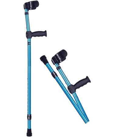 Adult Armpit Crutches Aluminum Foldable Canes Open Cuff Adjustable Walking Sticks for Women Men Seniors/1Pcs Lucky Star - Buy Online on GoSupps.com