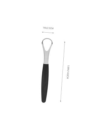 Beavorty 1 Set Stainless Steel Mouth Scraper & Tongue Brush | Portable Cleaning Supplies for Oral Care - Buy Online on GoSupps.com