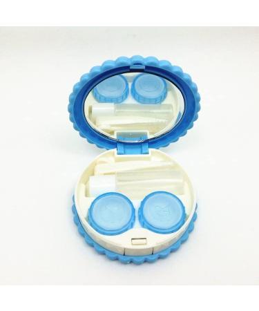 Miedeon Portable Contact Lens Case - Cute Travel Container Set (4 Pieces) with Screw Caps - Multi-Colored Easy Lens Storage - Buy Online on GoSupps.com