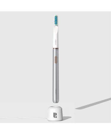 Liberex X1 Sonic Electric Toothbrush - Wireless Rechargeable with Travel Case and Smart Timer - Anti-Splash Motor - Slim Metal Handle - Buy Online on GoSupps.com