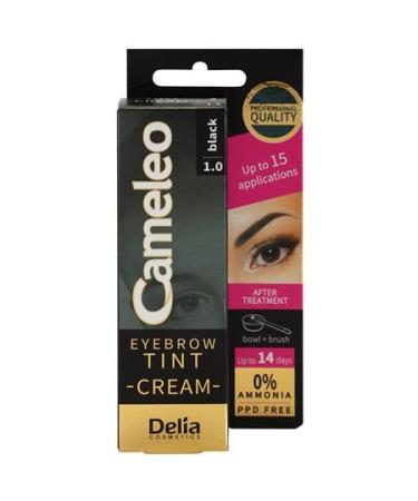 Cameleo - eyebrow tint - brown color - creamy consistency - long -lasting effect up to 14 days - without ammonia - eyebrow color set - 15 applications - 15 ml