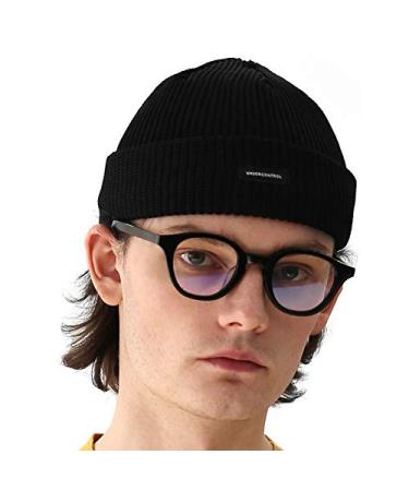 UNDERCONTROL Aerocool Summer Beanie Free Size Cooling for Men Women - Unisex Plain Skull Hat Cap - Made in Korea Black