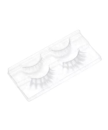 White False Eyelashes Halloween Colorful Eye lashes Extension Tools Cosplay Makeup Natural Looking Masquerade Party Eyelashes