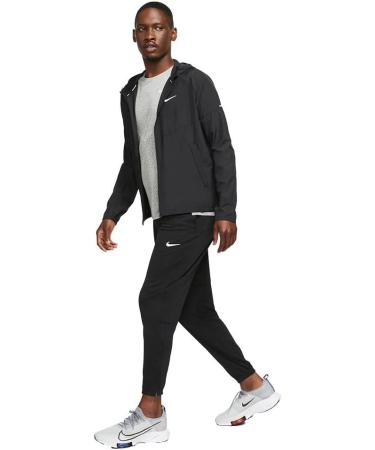 Nike Men's Repel Miler Hoodie XL - Black/Black/Reflective Silver | International Shipping Available - Buy Online on GoSupps.com