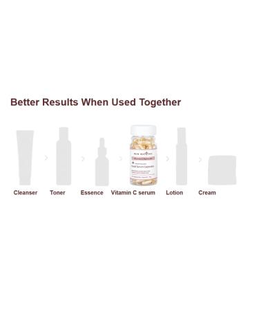 Vitamin C Face Oil - Anti-Aging Eye Serum with Hyaluronic Acid & Vitamin E | Brighten Skin Tone Reduce Fine Lines | 90 Capsules 50g - Buy Online on GoSupps.com