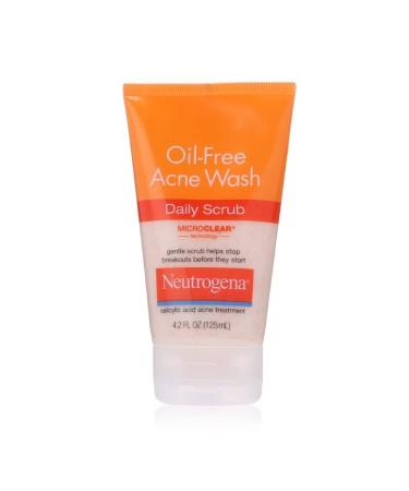 Neutrogena Oil-Free Acne Wash Daily Scrub 4.20 oz