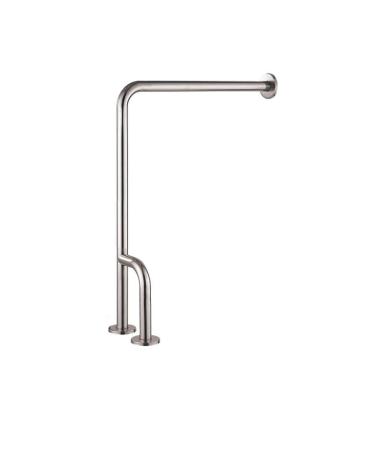Anti-Slip Handrail Toilet Grab Handle Grab Bar Wall to Floor Grab Bar with Outrigger toilet Balance Handrail Bathroom Safety Railing