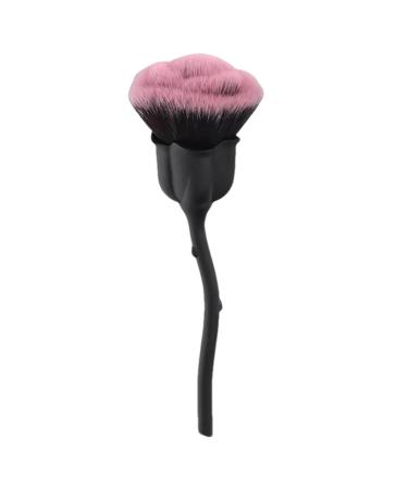 Dorugage Flower Makeup Brushes Flower Blush Brush | Makeup Brush Powder Brush and Blush Brush for Daily Makeup Dust Brush Pink Rose Soft Brush