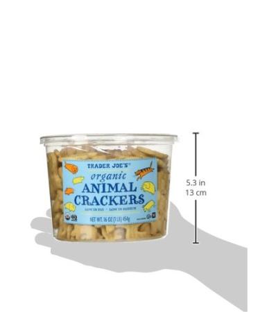 Trader Joe's Organic Animal Crackers 16oz - 1 Pound (1 Pack) - Buy Online on GoSupps.com