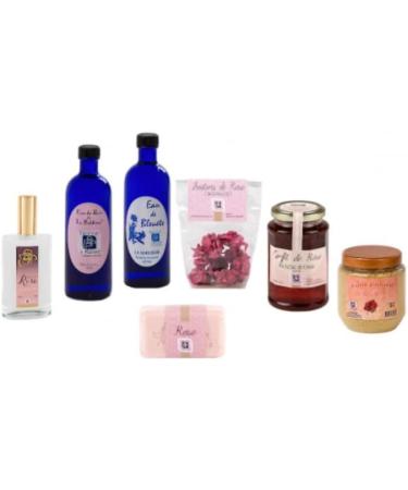 TERRE DE ROSE - Th rose 100g - produits artisanaux fran ais - made in France - effet et go t garantis - produits base de rose - bonbons artisanaux (Lot de 2) Rose Pack of 2 - Buy Online on GoSupps.com