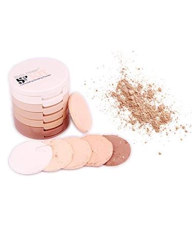 5 Colors Highlight & Contour Palette - Professional Face Powder Concealer & Camouflage Makeup for Daily & Special Use - Buy Online on GoSupps.com