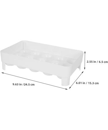 DOITOOL Egg Storage Box Refrigerator Egg Holder Egg Storage Tray Egg Tray Household re-usable - Buy Online on GoSupps.com