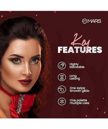 Buy MAR.S 12 Shades Dance of Joy Eyeshadow Palette - Highly Pigmented Blendable Matte & Shimmer Finish | International Shipping Available - Buy Online on GoSupps.com