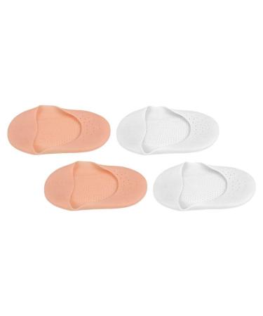 minkissy 2pairs Foot Socks Mens Socks Spa Socks Cracked Heel Socks Men Stocking Thin Non Slip Socks Low Cut Liner Low Cut Flat Liner Spa Soften Socks Men and Women Sebs Low Cut Socks Porous 16.5x8.7cm As Shown