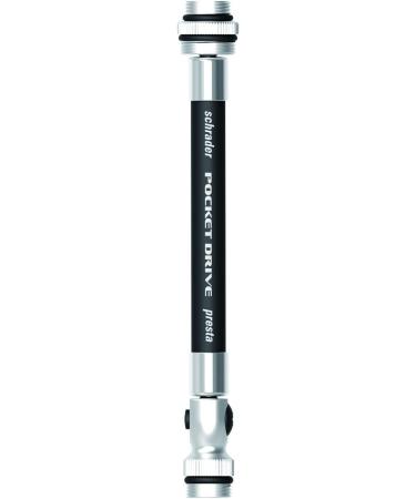 Lezyne Unisex Adult ABS Flex-Hose Pocket Drive Black/Silver | Fast International Shipping - Buy Online on GoSupps.com