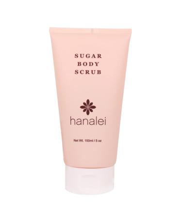 Vegan  Cruelty-Free and Paraben-Free Brown Sugar Body Scrub: Moisturizing Exfoliator For Dry Skin and Body Care by Hanalei   Made with Hawaiian Raw Cane Sugar and Kukui Oil. Made in the USA - 150g