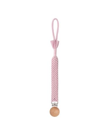 TIAN-K Vintage Simple Newborn Pacifier Chain | Cotton Tassel Teething Ring | Safe & Stylish Baby Essential - Buy Online on GoSupps.com