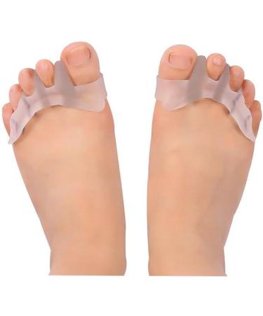 Gel Toe Separator & Stretcher: Bunion Corrector Toe Alignment Socks for Foot Pain Relief in Yoga Dance - 1 Pair