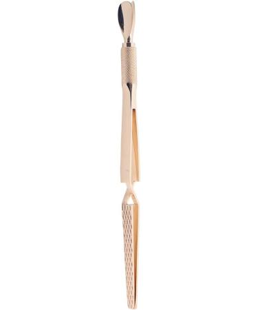 Stainless Steel Nail Pinching Clip with Nail Pusher Nail Shaping Clip Effortless Remover Nail Glue Dead Skin Sculpture Nail Art C Curve(Golden) - Buy Online on GoSupps.com