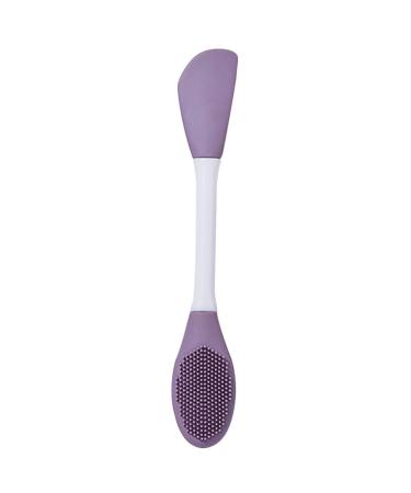 minkissy Silicone Wash Scrubber Scruber Facial Cleanser Tool Facial Scrubber for Cleaning Scrubber Tools Wash Brush Brush Plastic Applicator Brush Double Head