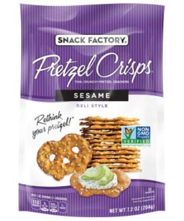 Snack Factory Deli Style Pretzel Cracker Crisps Variety Pack - 8 Flavors, 7.2 oz Bags (Pack of 8) - Buy Online on GoSupps.com