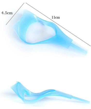 2Pcs Mascara Shield Makeup Eyelash Tool Upper Lower Eye Lashes Protector Applicator Guide Helper With Eyelash Comb - Buy Online on GoSupps.com