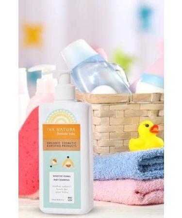 IVA NATURA Organic Sensitive Fennel Baby Shampoo with Chamomile Extracts - 11.83 fl oz - Buy Online on GoSupps.com