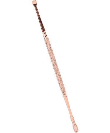 Rose Gold Stainless Steel Double Head Ear Spoon | Ergonomic Design | Relieves Itching | Spiral Spring Ear Stick - Buy Online on GoSupps.com