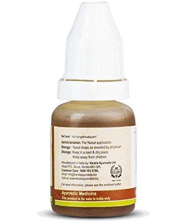 Glamorous Hub Kerala Ayurveda Anu Thailam 10 ml - Authentic Ayurvedic Oil for Wellness | International Shipping Available - Buy Online on GoSupps.com