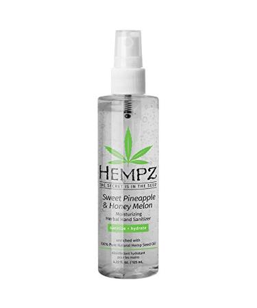 Hempz Sweet Pineapple & Honey Melon Moisturizing Herbal Hand Sanitizer  4.22 ounces 4.22 Fl Oz