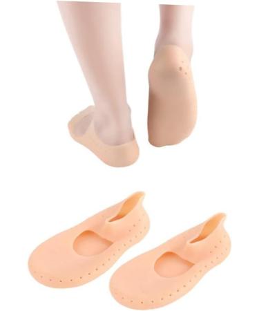 Sosoport 1 Pair Waterproof Boat Socks Beach Heel Crack- Proof Sleeve Elastic Boat Socks Waterproof Beach Socks Ultra Low Cut Liner Socks Bottle Steriliser Womens Breathable Socks Room Socks As Shown M - Buy Online on GoSupps.com